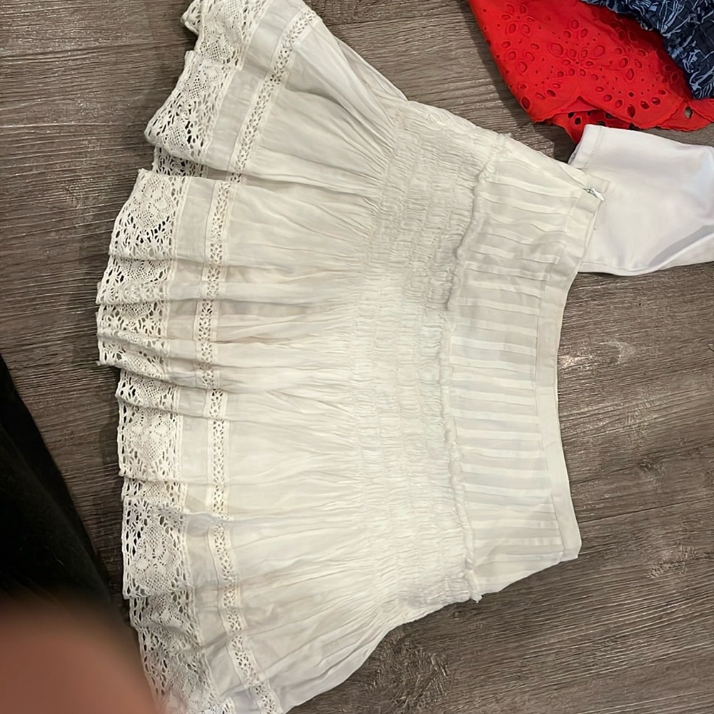 LOveshackfancy lace mini skirt